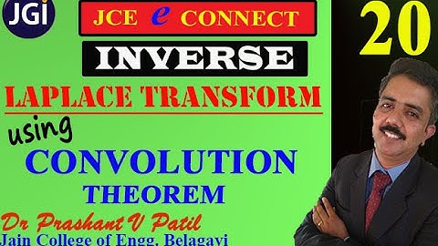 How to find inverse Laplace transform using Convolution theorem | Dr Prashant Patil | 18mat31