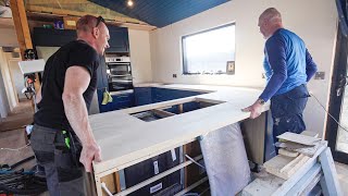 Will it actually FIT?! - Joining and sealing our wood KITCHEN WORKTOP