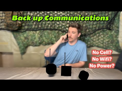 Communications back up plan WHEN ALL ELSE FAILS￼