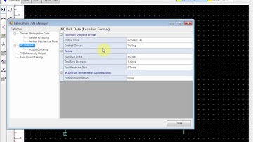 Creating NC Drill template in EDWinNET