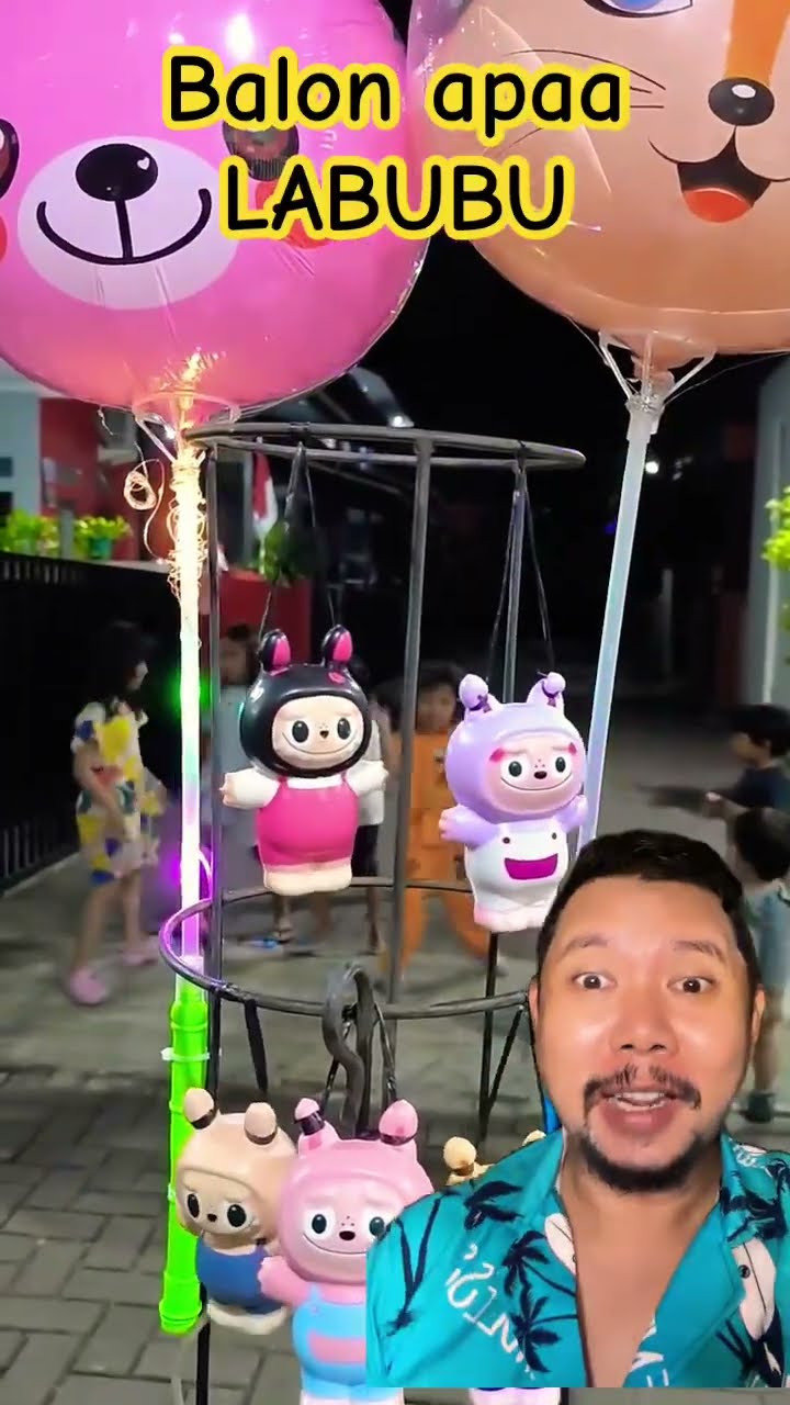 BALON APA LABUBU YA!!!?? #balonboba #balon #shortsfeed #shorts #funny