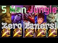 Our 5 MAN JUNGLE Strat Is CRAZY - League of Legends