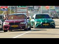 Sportscars leaving german car show  m3 gpower 750hp 25 octavia rs brabus 800 1m coupe rs7