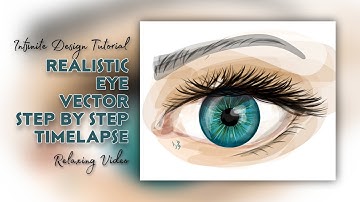 Realistic  Eye Vector Timelapse