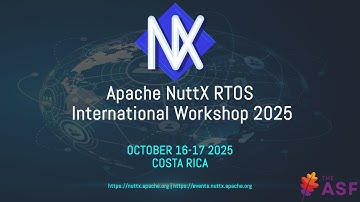 Apache NuttX RTOS International Workshop 2025 DAY1
