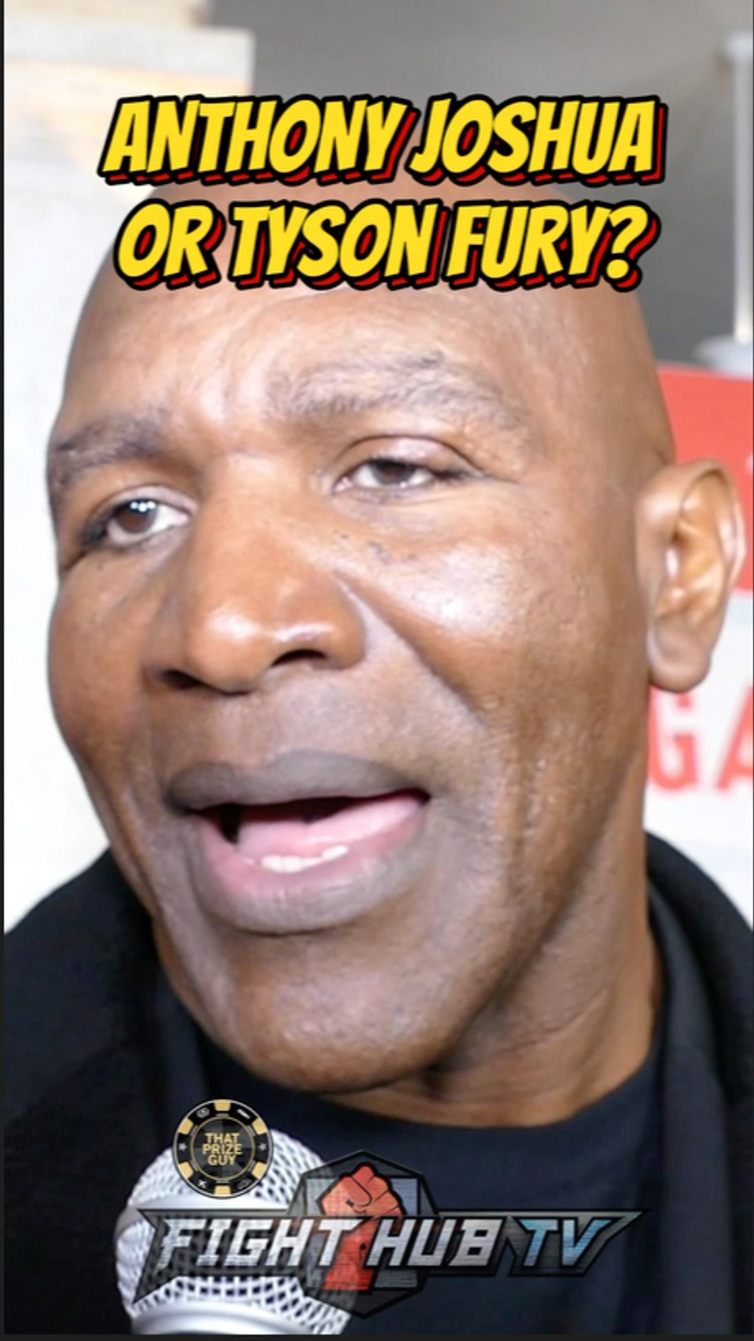 Evander Holyfield PREDICTS Joshua vs Fury!