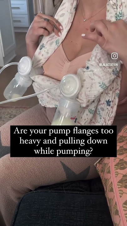 Pumping with large breasts