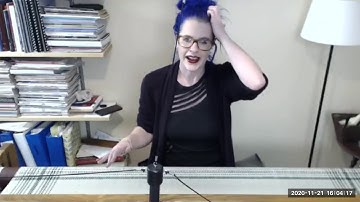 Weaving on an AVL loom with Tegan Frisino