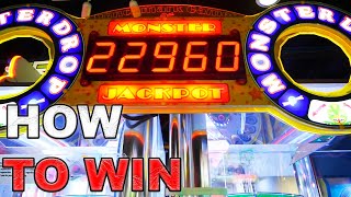 How To Win on Monster Drop Ticket Game - EXTREME JACKPOTS (LIFE HACK)