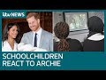 'Archie is helping Britain to evolve': Nottingham schoolchildren react to royal baby news | ITV News