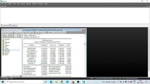 Modèle ARDL,test de cointégration aux bornes, modèle à correction d