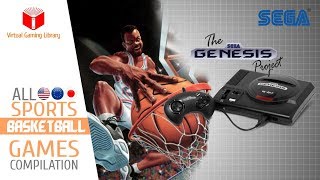All SEGA Genesis/Mega Drive Basketball Games Compilation - Every Game (US/EU/JP/BR) screenshot 4