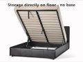 Storage Bed Prado Faux Leather Comfy Living Storage Bed Prado Faux Leather Comfy Living