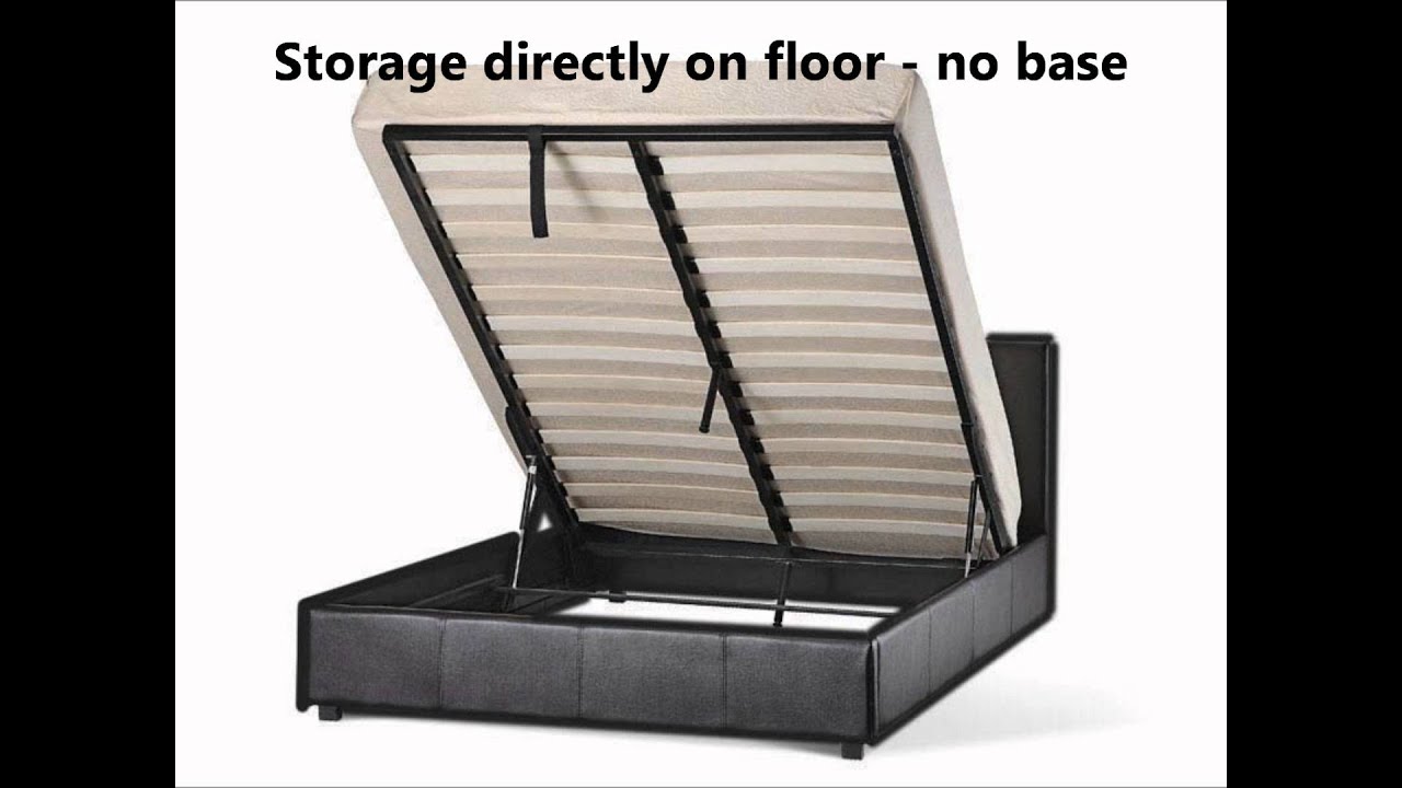 Storage Bed Prado Faux Leather Comfy Living You