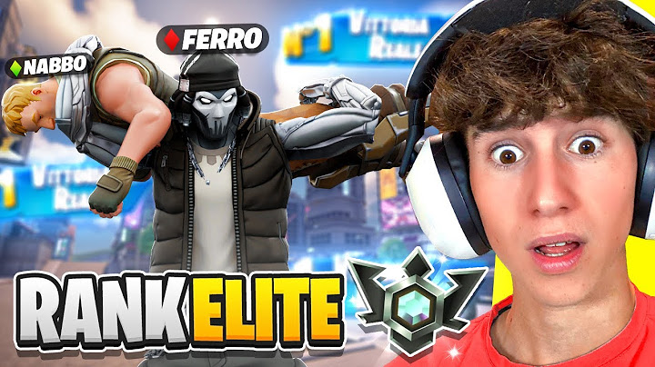 PORTO alla VITTORIA IL Nabbo in RANKED ELITE!! Capitolo 6 Fortnite ITA!