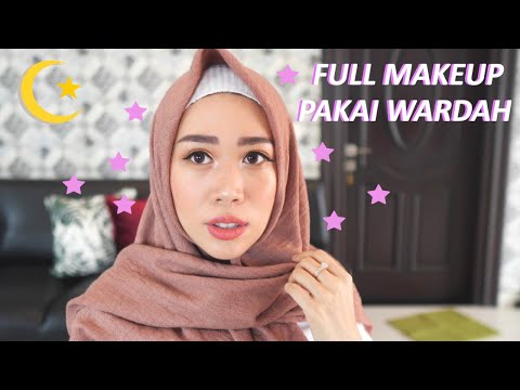 MAKEUP FLAWLESS SEHARI HARI pakai WARDAH - ONE BRAND TUTORIAL. 