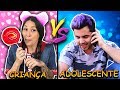 CRIANÇA VS ADOLESCENTE NAS FÉRIAS | Maloucos