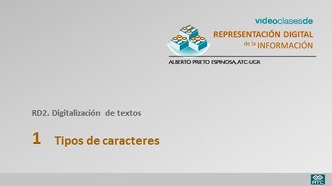 RD2.1 Tipos de caracteres