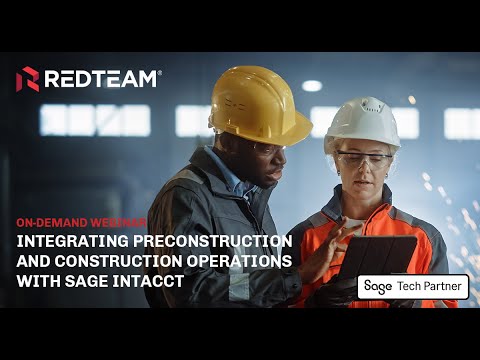 Webinar: Integrating Preconstruction