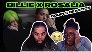 Couple Reacts to Billie Eilish, ROSALÍA - Lo Vas A Olvidar | Official Music Video Reaction screenshot 4