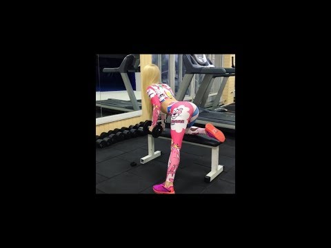 Качаем секси попку в обтягивающих легинсах Розовая Пантера. Elitebody.