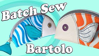 Batch Sewing Fish-Shaped Zip Pouches | Easy Bartolo Pattern by Shamballa | DIY Craft Tutorial