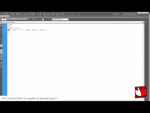 #14 Comment faire un requête sql de mise à jour ?