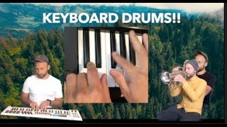 keyboard drums are fun