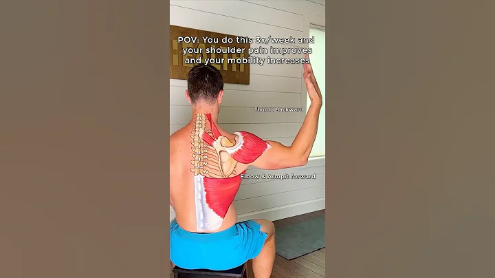Shoulder pain relief exercise and improve shoulder mobility!