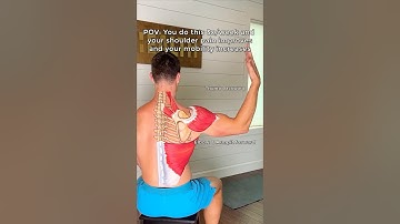 Shoulder pain relief exercise and improve shoulder mobility!