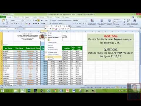 Vidéo: Comment Afficher Les Cellules Cachées