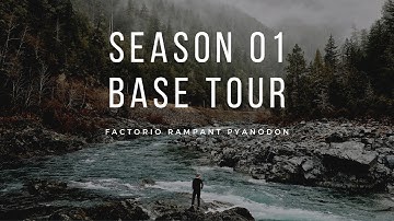 Factorio Rampant Pyanodon - Season 01 - Automation Science Pack Timelapse Map Base Tour