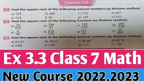 Exercise 3.3 class 7 Math kpk  Textbook  2022 | Math 7 new course PTB 2023 Ex 3.3 Question 1 to 3