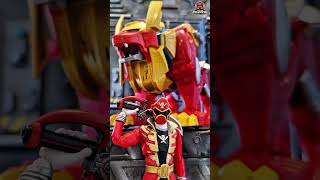 Gokai Red + GaoLion #tokusatsu #jiraiya  #powerrangers #sentai #actionfigures