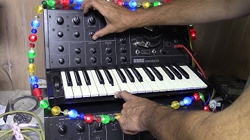 Kord MS-10 Synthesizer x 2 Demo