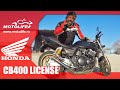 Honda CB400 LICENSE