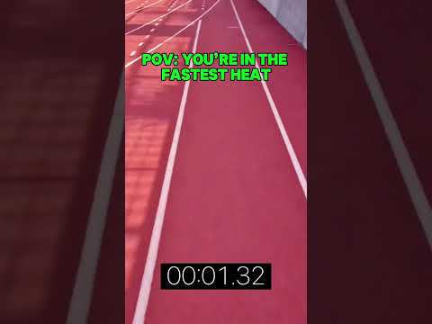 POV: Fast Heat of the 100m 💨