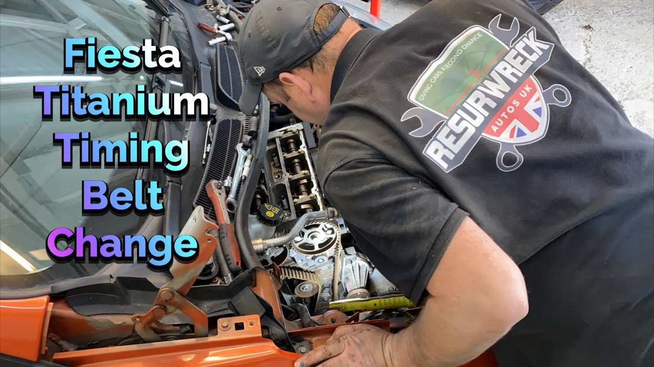 FORD FIESTA TITANIUM 1.4 TIMING BELT CHANGE YouTube