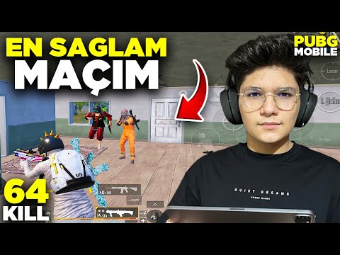 64 KİLL ! EN SAĞLAM 2 MAÇIM!! - PUBG MOBİLE