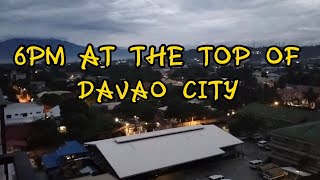 6PM VIEW AT THE TOP OF DAVAO CITY