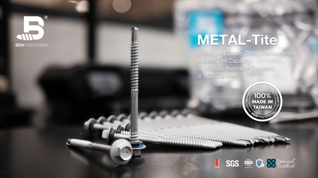 BDN Fasteners® SelfDrilling Screws METALTite™ 1214 x 75mm Fast and