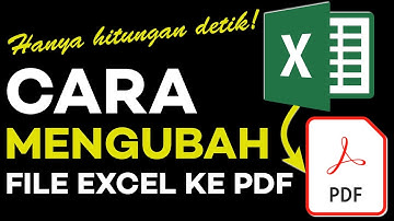 Cara Mengubah File Microsoft Excel (2010, 2013, 2016, 2019) Jadi PDF