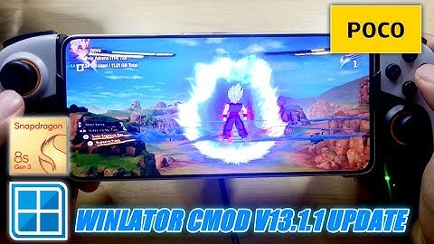 DRAGON BALL SPARKING ZERO WINLATOR CMOD V13 POCO F6