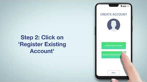 How to register an existing customer account