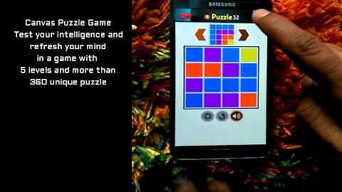 Canvas Puzzle Game