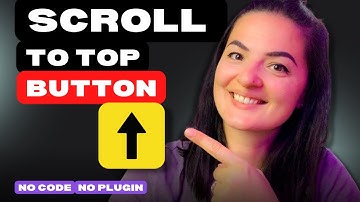 SCROLL TO TOP BUTTON in Elementor for FREE No CODE OR PLUGIN REQUIRED
