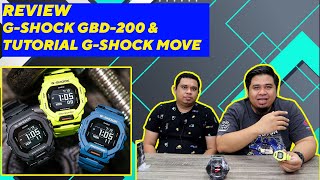Review GSHOCK GBD-200 Dan Tutorial G-SHOCK MOVE #ajiyultv