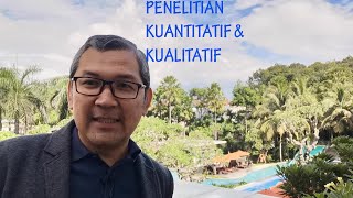 Memahami Penelitian Kuantitatif dan Kualitatif | Tirta Mursitama