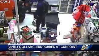 Green Township police search for armed suspect in frightening Family Dollar robbe