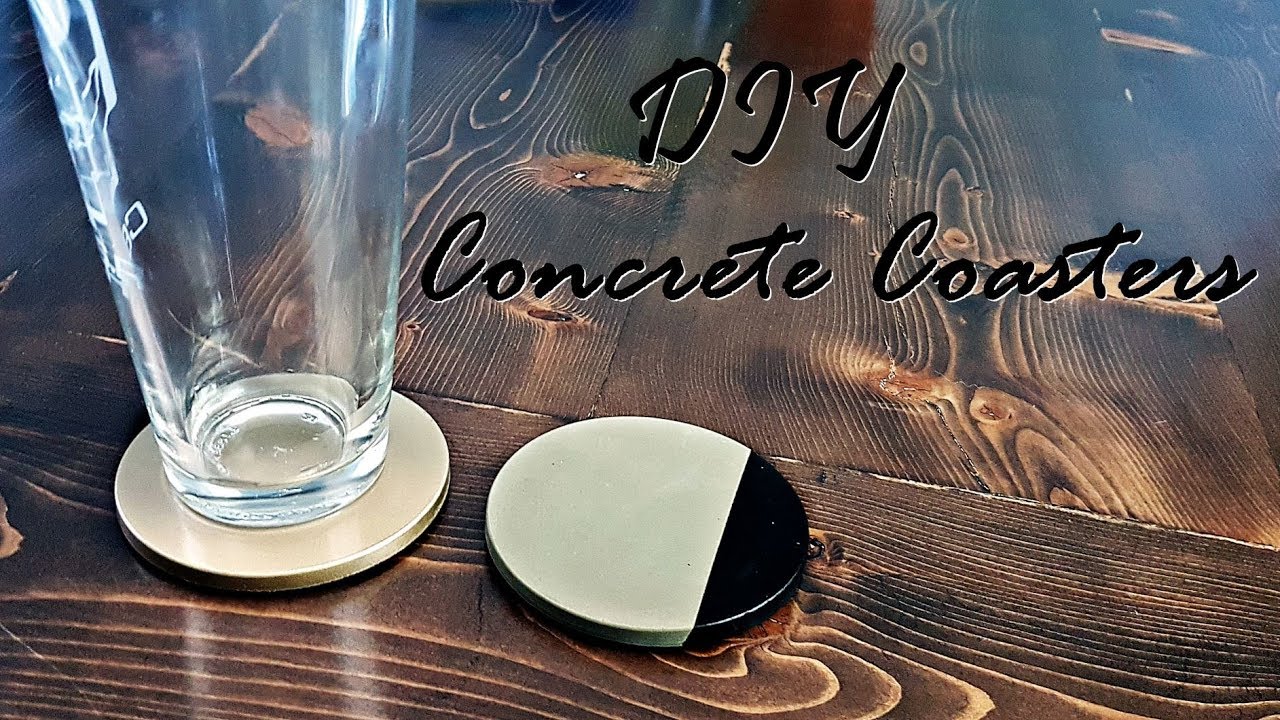 Easiest Concrete Coasters ever